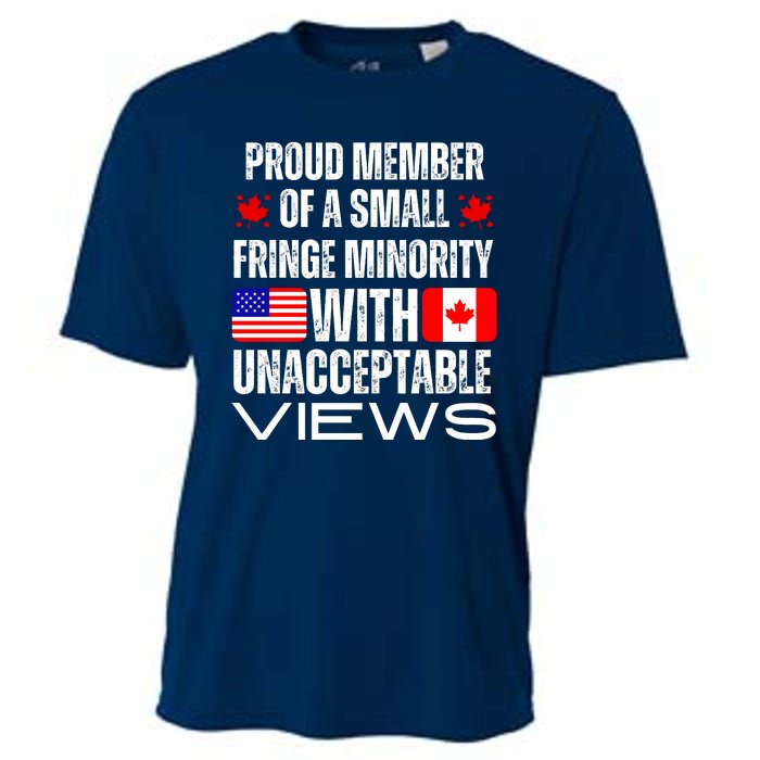 Proud Member Of Fringe Minority: America And Canada Together Cooling Performance Crew T-Shirt