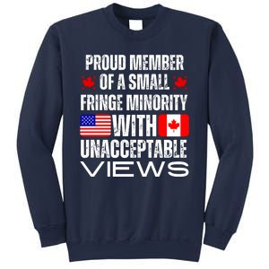 Proud Member Of Fringe Minority: America And Canada Together Sweatshirt