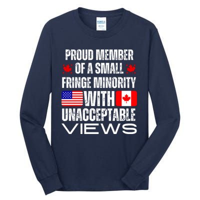 Proud Member Of Fringe Minority: America And Canada Together Tall Long Sleeve T-Shirt