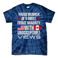 Proud Member Of Fringe Minority: America And Canada Together Tie-Dye T-Shirt