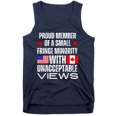 Proud Member Of Fringe Minority: America And Canada Together Tank Top