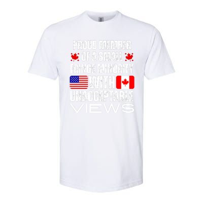 Proud Member Of Fringe Minority: America And Canada Together Softstyle CVC T-Shirt