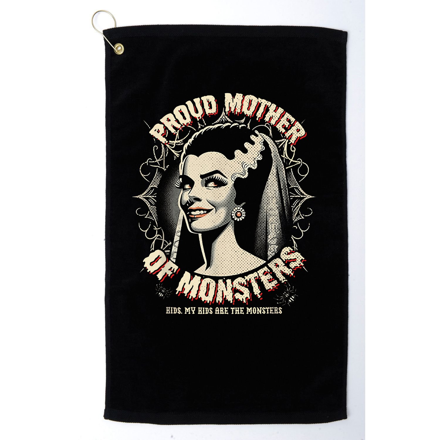 Proud Mother Of Monsters Golf Towel