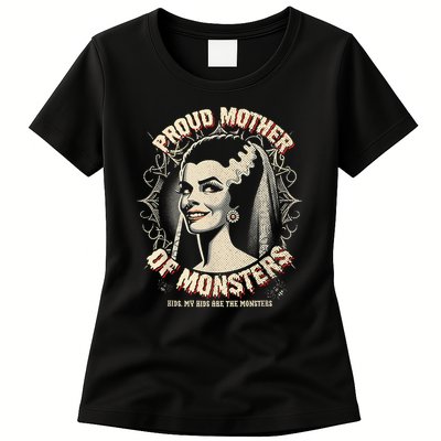 Proud Mother Of Monsters Womens T-Shirt