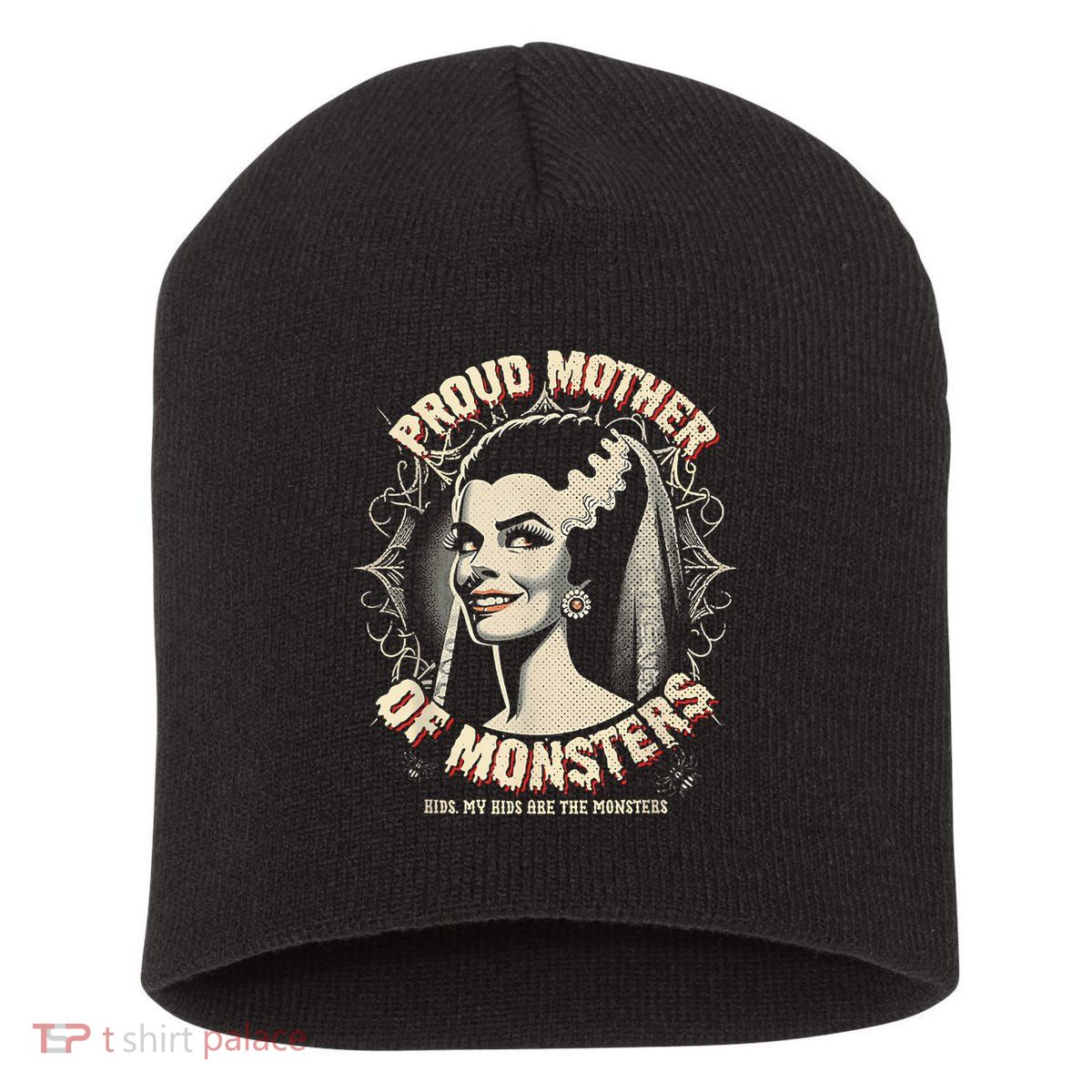 Proud Mother Of Monsters Short Acrylic Beanie