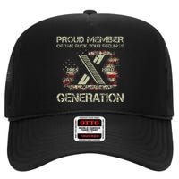 Proud Member Of The Fuck Your Feelings Gen X High Crown Mesh Back Trucker Hat