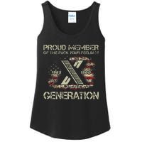 Proud Member Of The Fuck Your Feelings Gen X Ladies Essential Tank