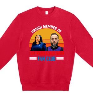 Proud Member Of Fani Willis And Jack Smith Fan Club Premium Crewneck Sweatshirt