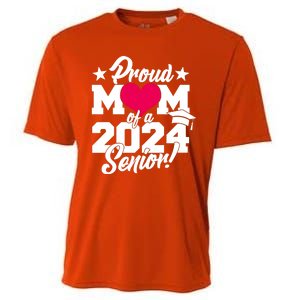 Proud Mom Of A 2024 Senior Grad Cooling Performance Crew T-Shirt