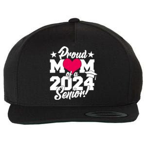 Proud Mom Of A 2024 Senior Grad Wool Snapback Cap