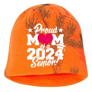 Proud Mom Of A 2024 Senior Grad Kati - Camo Knit Beanie