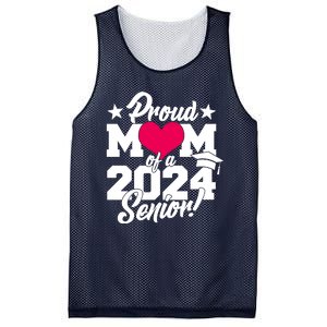 Proud Mom Of A 2024 Senior Grad Mesh Reversible Basketball Jersey Tank