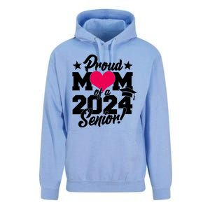 Proud Mom Of A 2024 Senior Grad Unisex Surf Hoodie