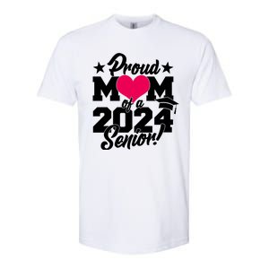 Proud Mom Of A 2024 Senior Grad Softstyle® CVC T-Shirt