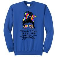 Proud Mom Of A Flippin Awesome Gymnast Gift Gymnastic Mom Gift Sweatshirt