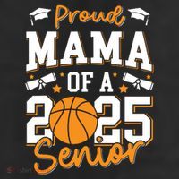 Proud Mama Of A 2025 Senior Mom Class Of 2025 Basketball Cool Comfort Performance Bucket Hat