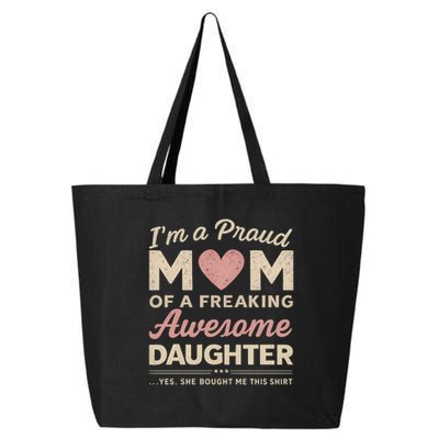 Proud Mom of an Awesome Daughter 25L Jumbo Tote