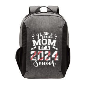 Proud Mom Of A 2024 Senior Baseball Graduate Vector Backpack