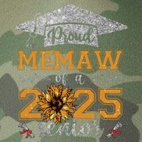Proud Memaw Of A Class Of 2025 Senior Graduate Legacy Tie Dye Trucker Hat