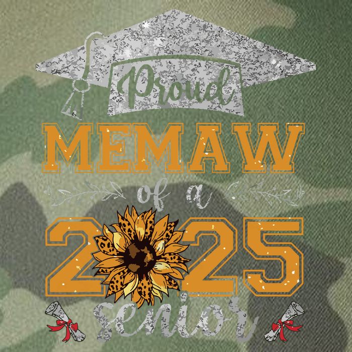 Proud Memaw Of A Class Of 2025 Senior Graduate Legacy Tie Dye Trucker Hat