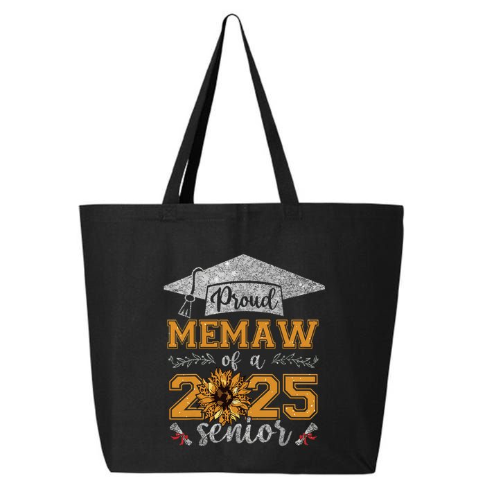 Proud Memaw Of A Class Of 2025 Senior Graduate 25L Jumbo Tote
