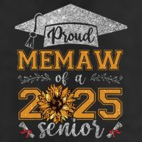 Proud Memaw Of A Class Of 2025 Senior Graduate 25L Jumbo Tote