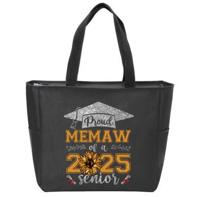 Proud Memaw Of A Class Of 2025 Senior Graduate Zip Tote Bag