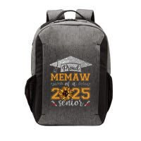 Proud Memaw Of A Class Of 2025 Senior Graduate Vector Backpack