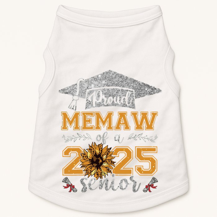 Proud Memaw Of A Class Of 2025 Senior Graduate Doggie Tank