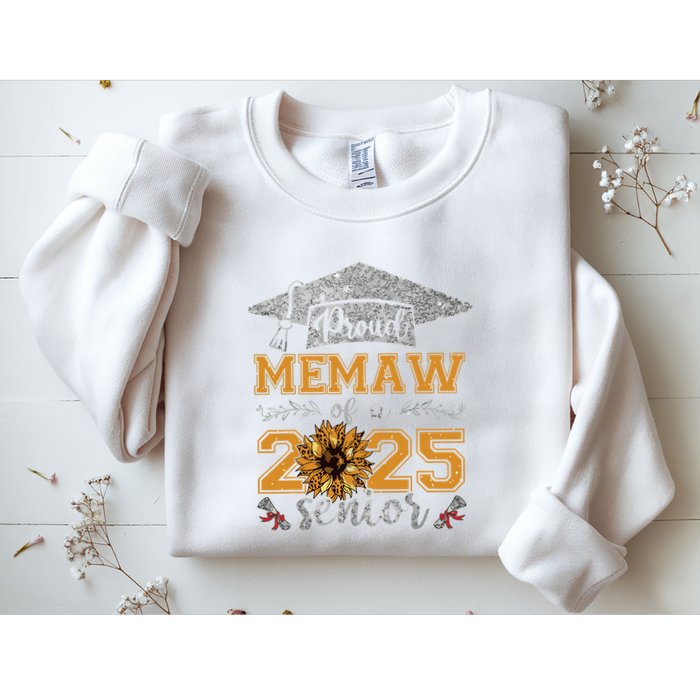 Proud Memaw Of A Class Of 2025 Senior Graduate Sweatshirt