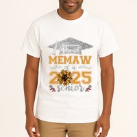Proud Memaw Of A Class Of 2025 Senior Graduate Tall T-Shirt