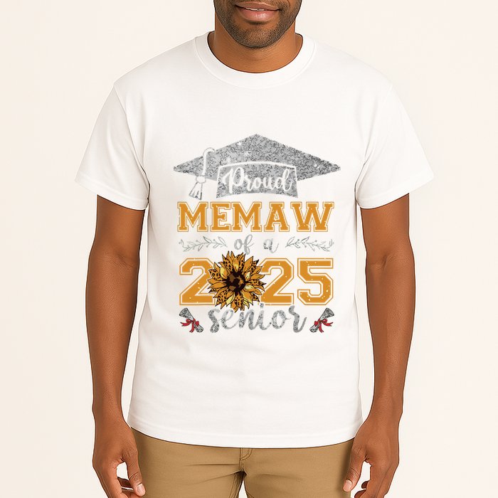 Proud Memaw Of A Class Of 2025 Senior Graduate Tall T-Shirt