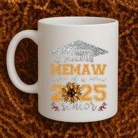 Proud Memaw Of A Class Of 2025 Senior Graduate Mug
