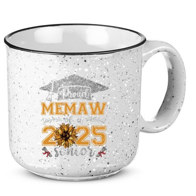Proud Memaw Of A Class Of 2025 Senior Graduate 15oz Campfire Ceramic Mug