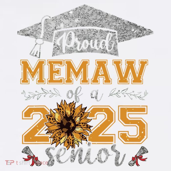 Proud Memaw Of A Class Of 2025 Senior Graduate Beanie