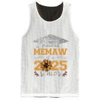 Proud Memaw Of A Class Of 2025 Senior Graduate Mesh Reversible Basketball Jersey Tank