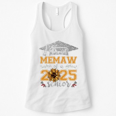 Proud Memaw Of A Class Of 2025 Senior Graduate Womens Tank Top