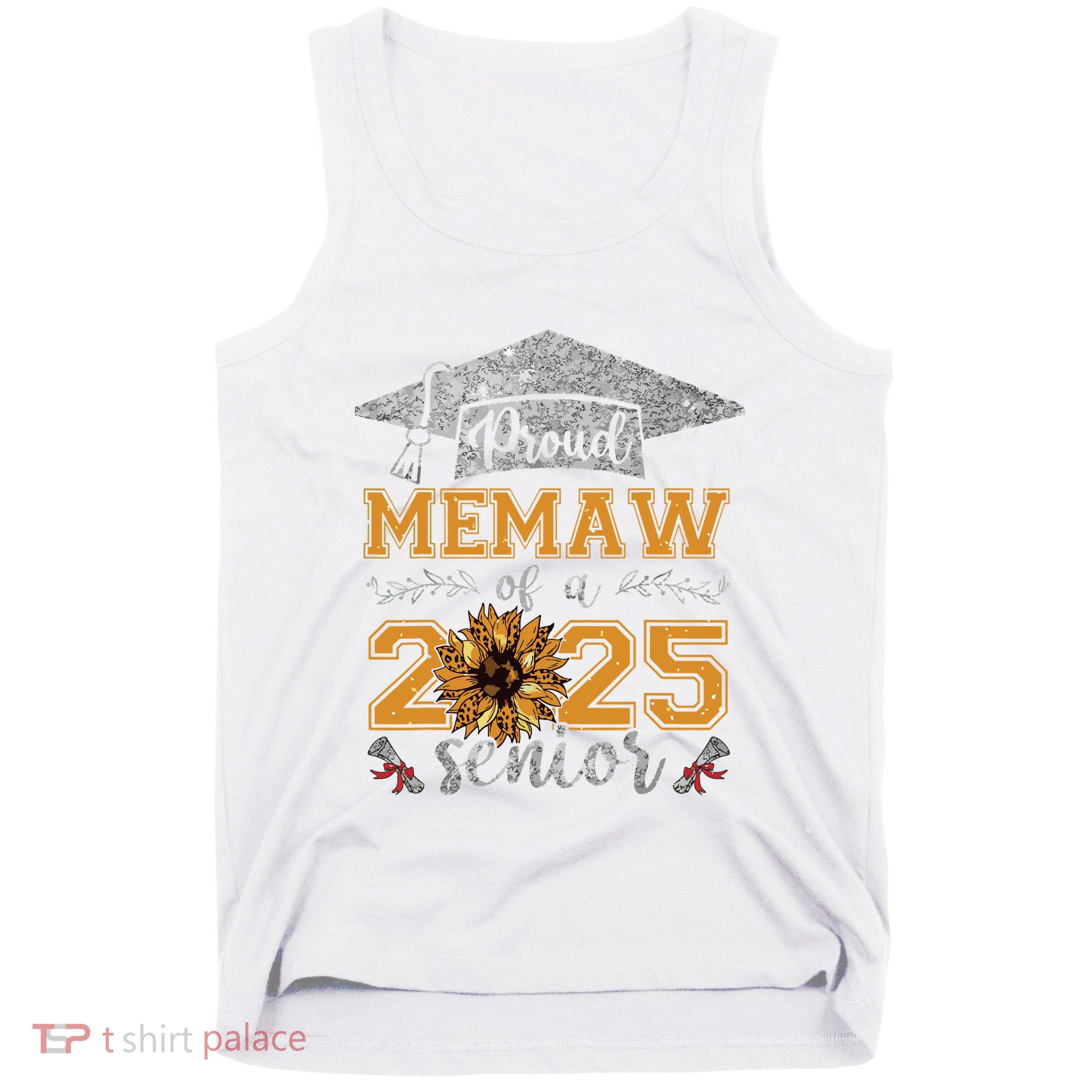Proud Memaw Of A Class Of 2025 Senior Graduate Tank Top