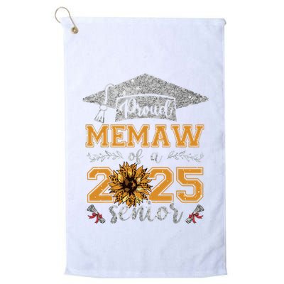 Proud Memaw Of A Class Of 2025 Senior Graduate Golf Towel
