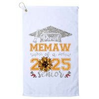 Proud Memaw Of A Class Of 2025 Senior Graduate Golf Towel
