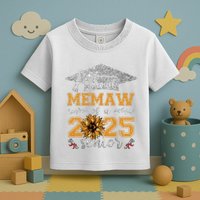 Proud Memaw Of A Class Of 2025 Senior Graduate Toddler T-Shirt