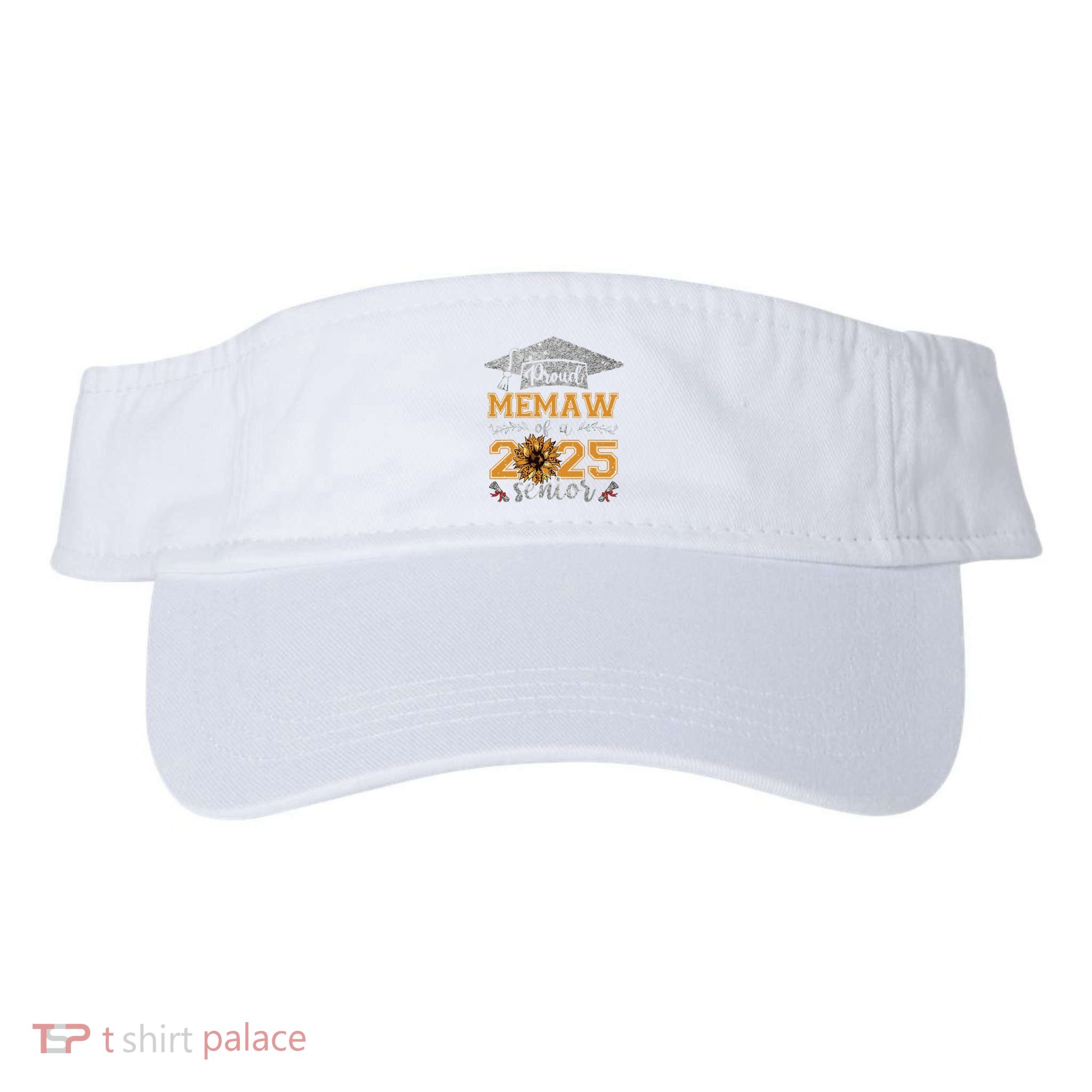 Proud Memaw Of A Class Of 2025 Senior Graduate Visor