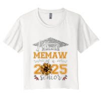 Proud Memaw Of A Class Of 2025 Senior Graduate Crop Top