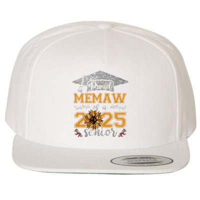 Proud Memaw Of A Class Of 2025 Senior Graduate Wool Snapback Cap