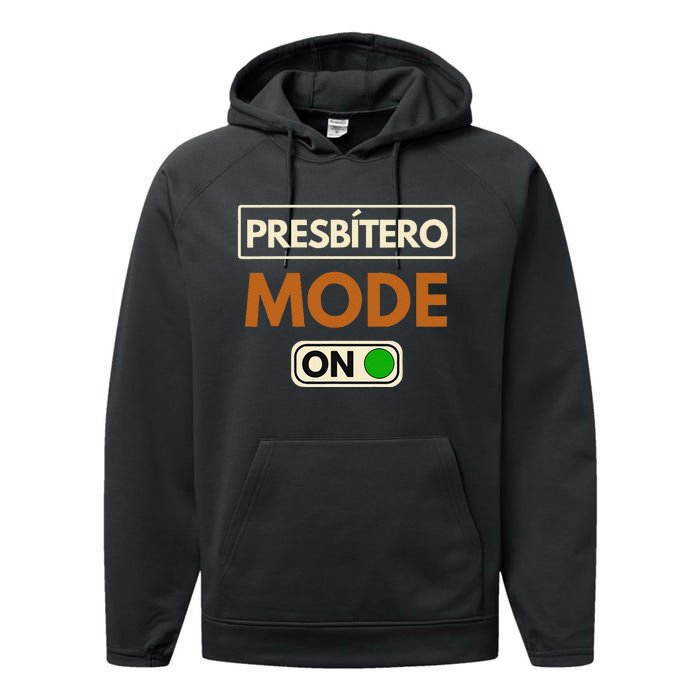 PresbíTero Mode On Christianity Minister And Church Deacon Performance Fleece Hoodie