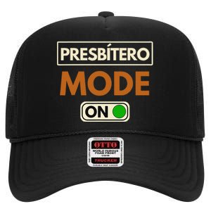 PresbíTero Mode On Christianity Minister And Church Deacon High Crown Mesh Back Trucker Hat