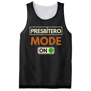 PresbíTero Mode On Christianity Minister And Church Deacon Mesh Reversible Basketball Jersey Tank