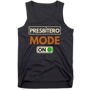 PresbíTero Mode On Christianity Minister And Church Deacon Tank Top