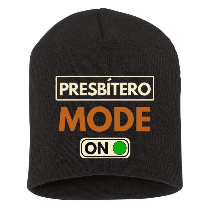 PresbíTero Mode On Christianity Minister And Church Deacon Short Acrylic Beanie