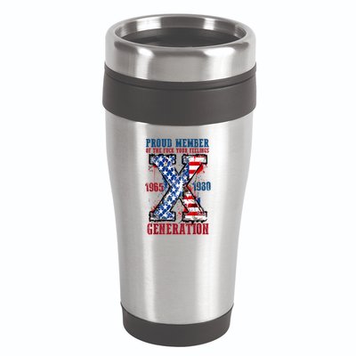 Proud Member Of The Fuck Your Feelings Generation X 16oz Travel Tumbler